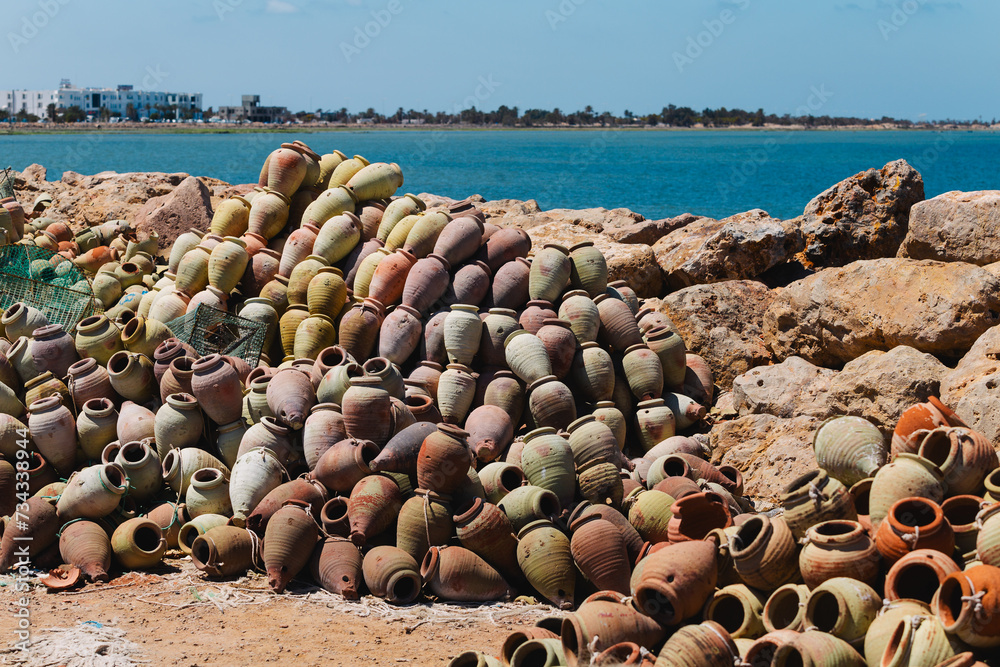 Paysage de Djerba en Tunisie