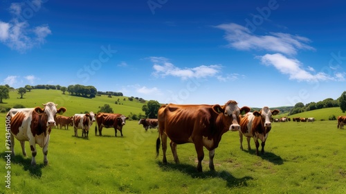 farm brown cows © PikePicture