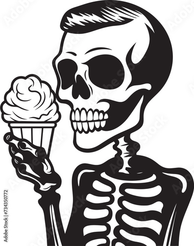 Spooky Sweets for Skeletal Souls Soft Ice Cream Wonders