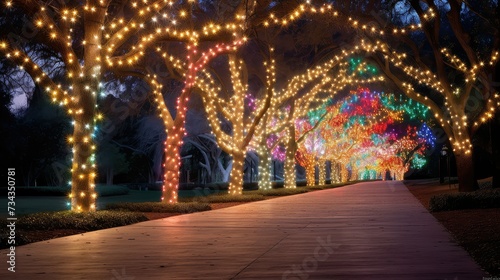 decoration holiday border lights © PikePicture
