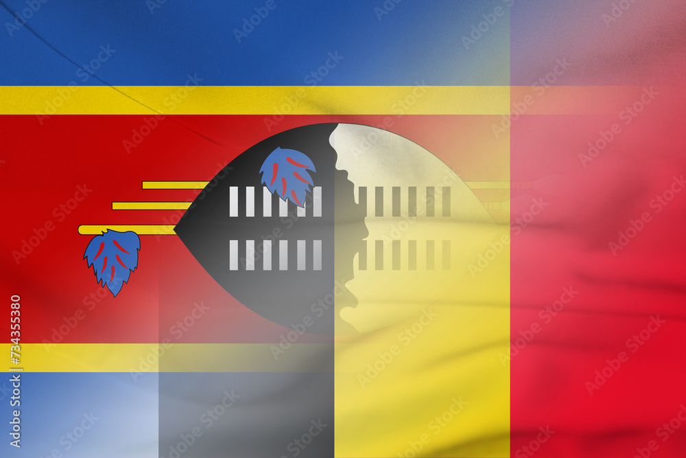 Eswatini and Belgium state flag international relations BEL SWZ