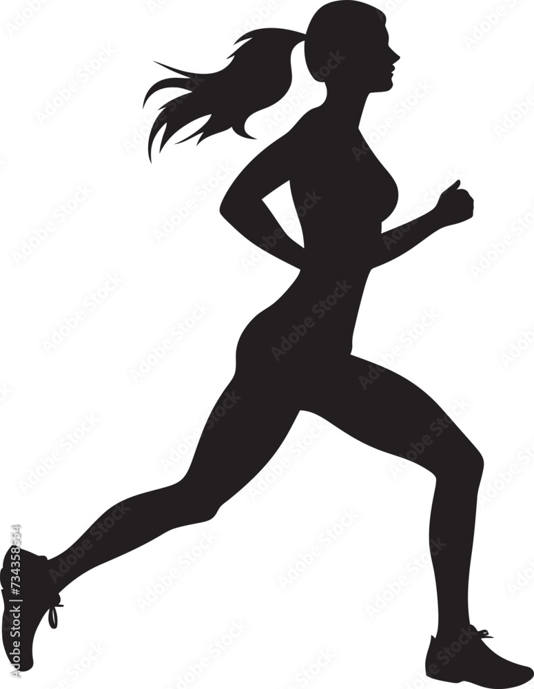 Running with Grace Women Embracing Strength and Elegance