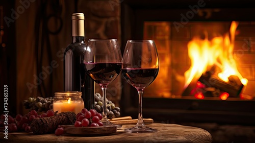 red cozy wine