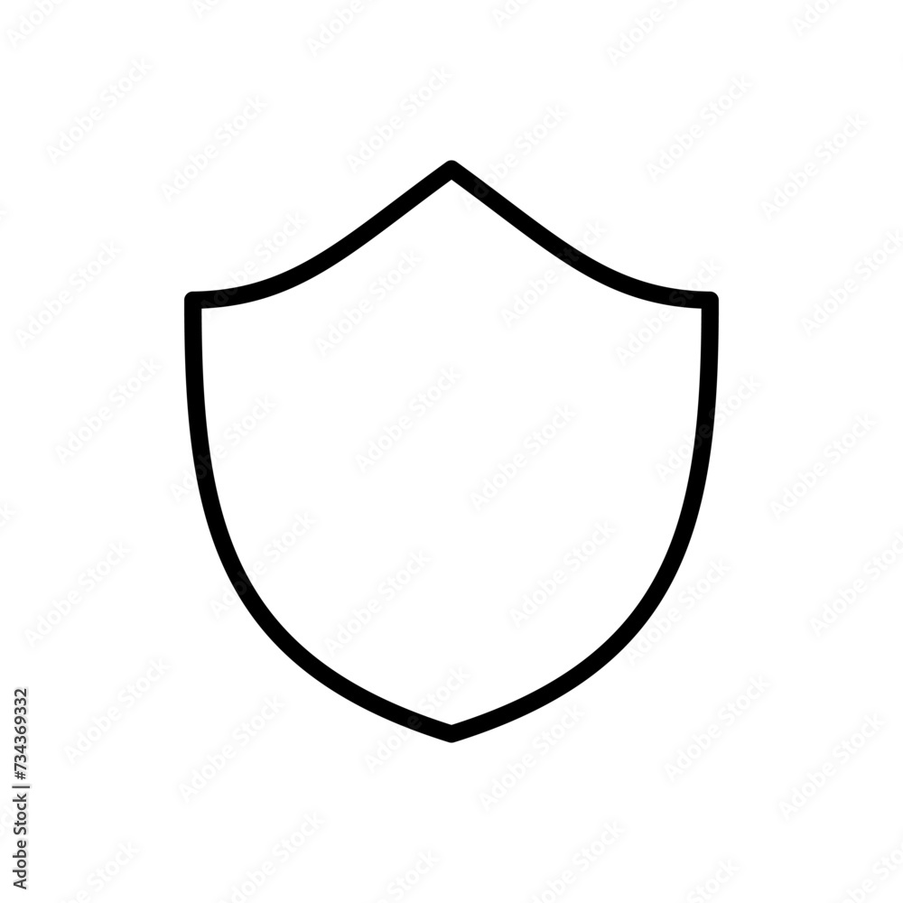 Shield icon vector. Protection icon vector. Security vector icon Shield icon vector. Protection icon vector. Security vector icon