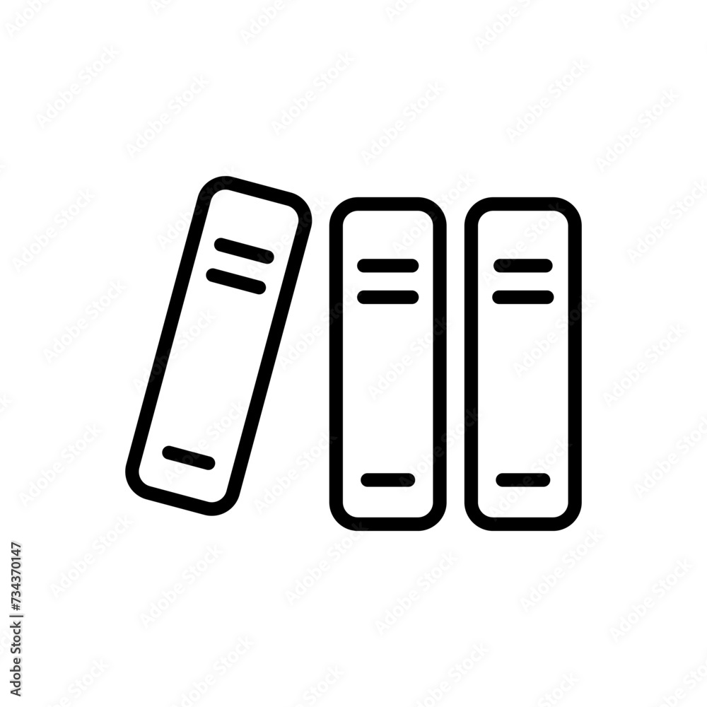 Library icon vector. education icon vector Library icon vector. education icon vector