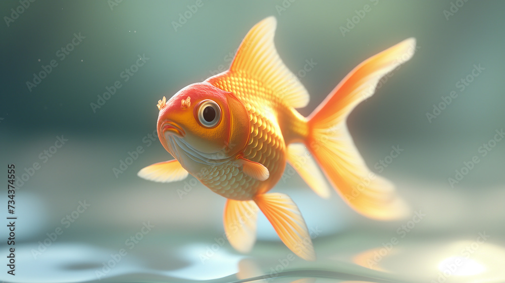 goldfish in aquarium