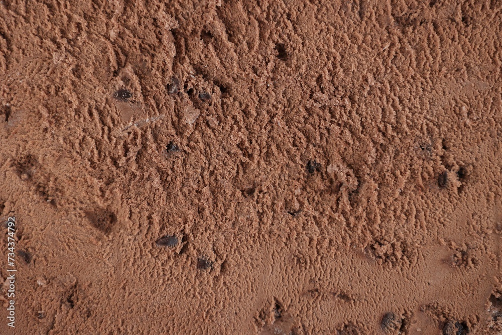 Chocolate Chips Ice Cream Texture Chocolate Chips Ice Cream Texture