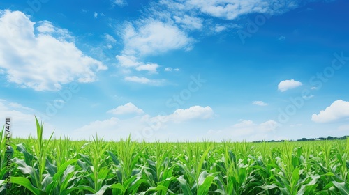 agriculture rows of corn