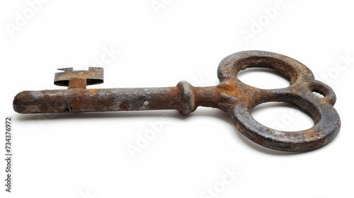 Old key isolated on white © buraratn
