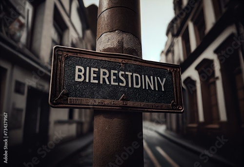 Street Sign to Referendum. Generative AI