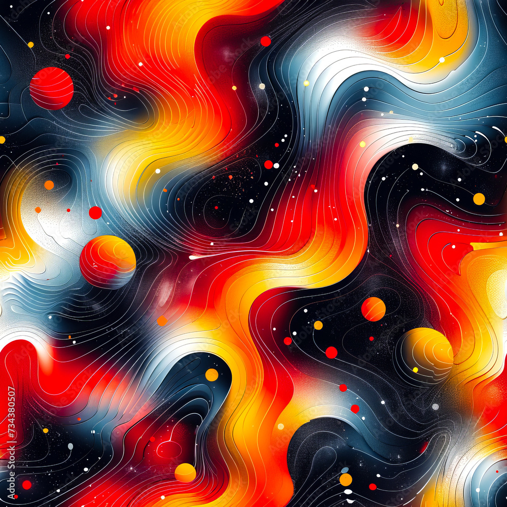 colored abstract patterns, red white black yellow, ai generated colored abstract patterns, red white black yellow, ai generated
