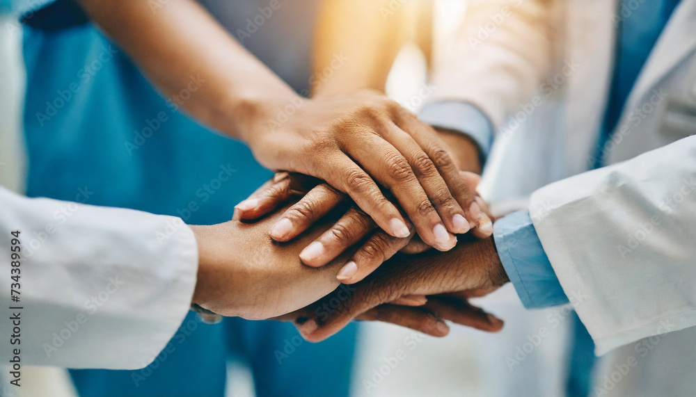 hands stacked, symbolizing teamwork and collaboration hands stacked, symbolizing teamwork and collaboration