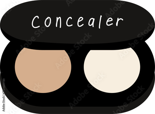 Cosmetics product Illustration, liquid concealer 