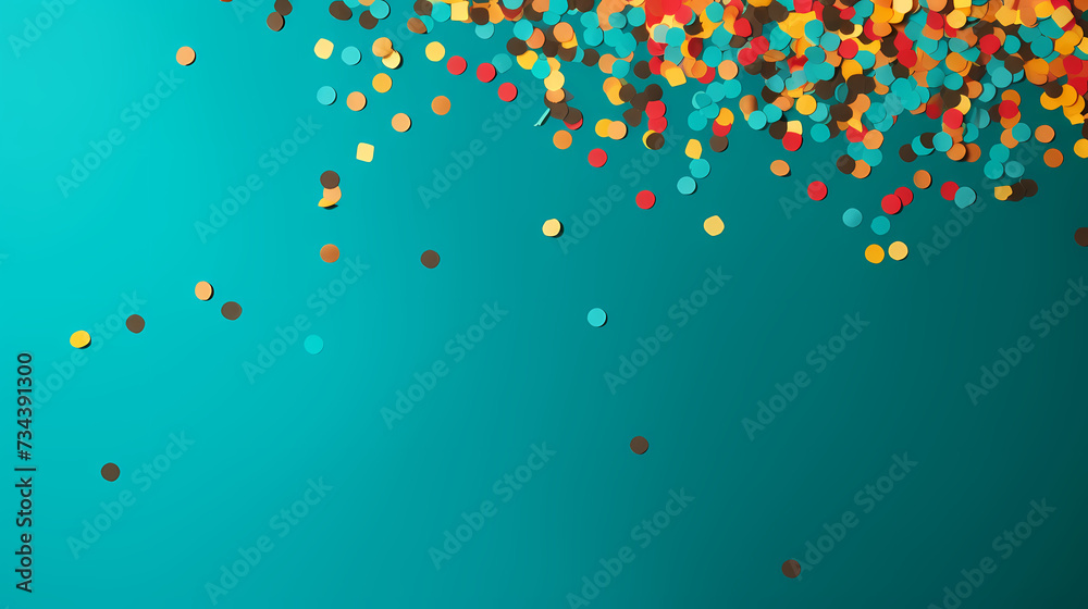 Sparkling confetti on background Sparkling confetti on background