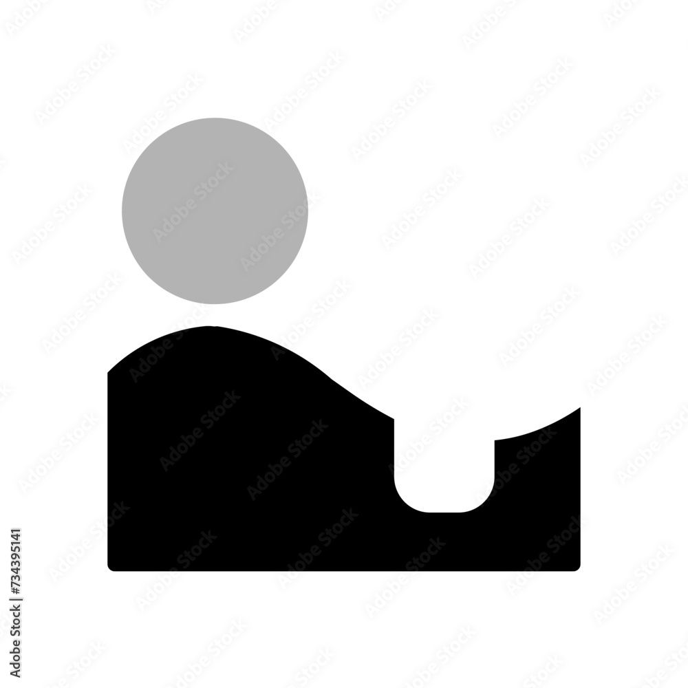 Golf Ball Duotone Icon Golf Ball Duotone Icon