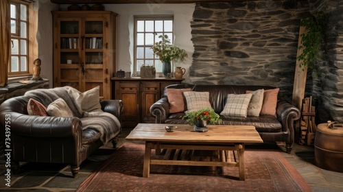 country farm living room