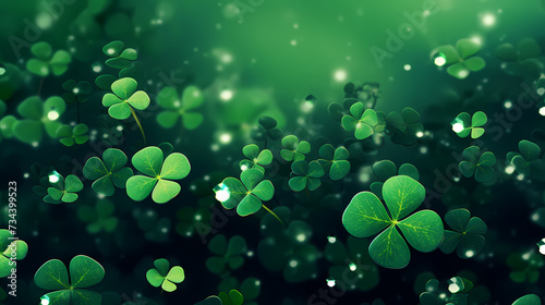 St. Patrick s Day celebration with copy space for text