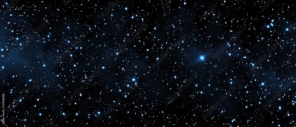 Obraz premium Twinkling Stars in the Vast Night Sky