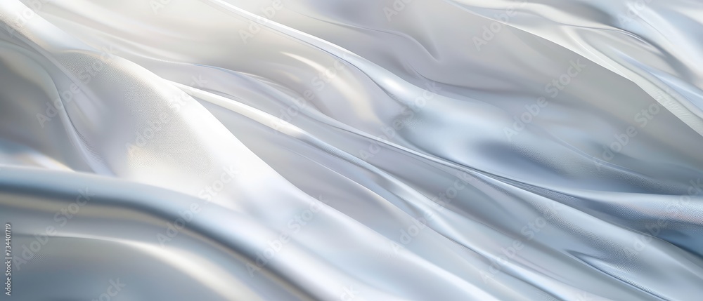 Elegant Satin Fabric Waving in the Light Elegant Satin Fabric Waving in the Light