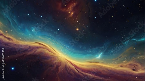 galaxy space vertical background 
