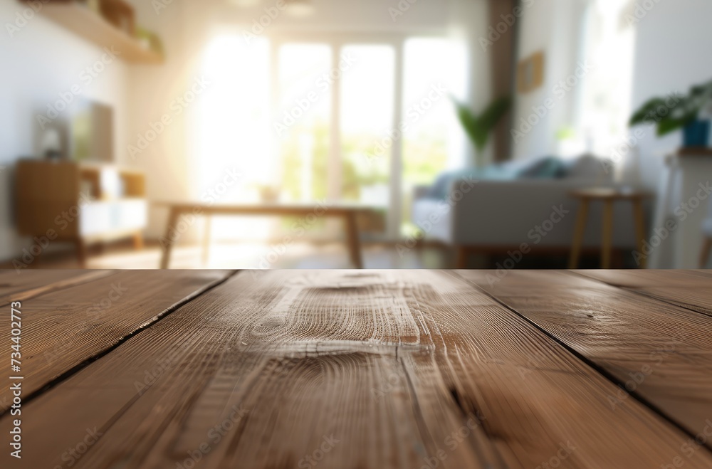 Cozy Sunlit Living Room with Wooden Floor Blur Cozy Sunlit Living Room with Wooden Floor Blur