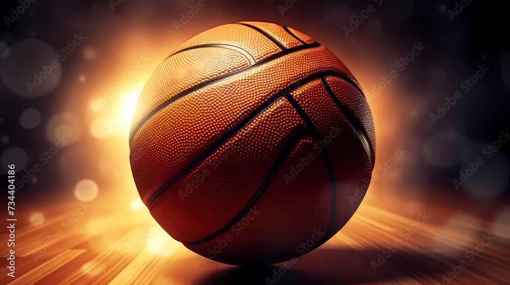 Fototapeta premium Basketball illustration, sport concept