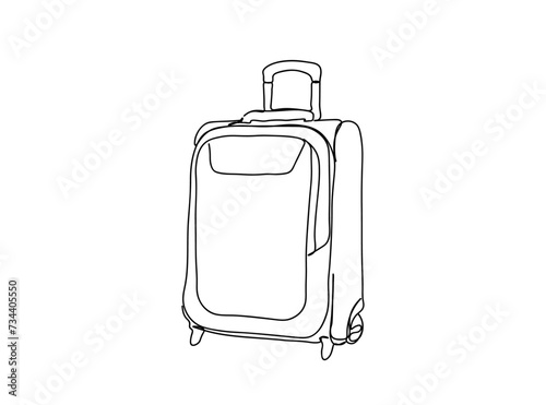Bags Single Line Drawing Ai, EPS, SVG, PNG, JPG zip file