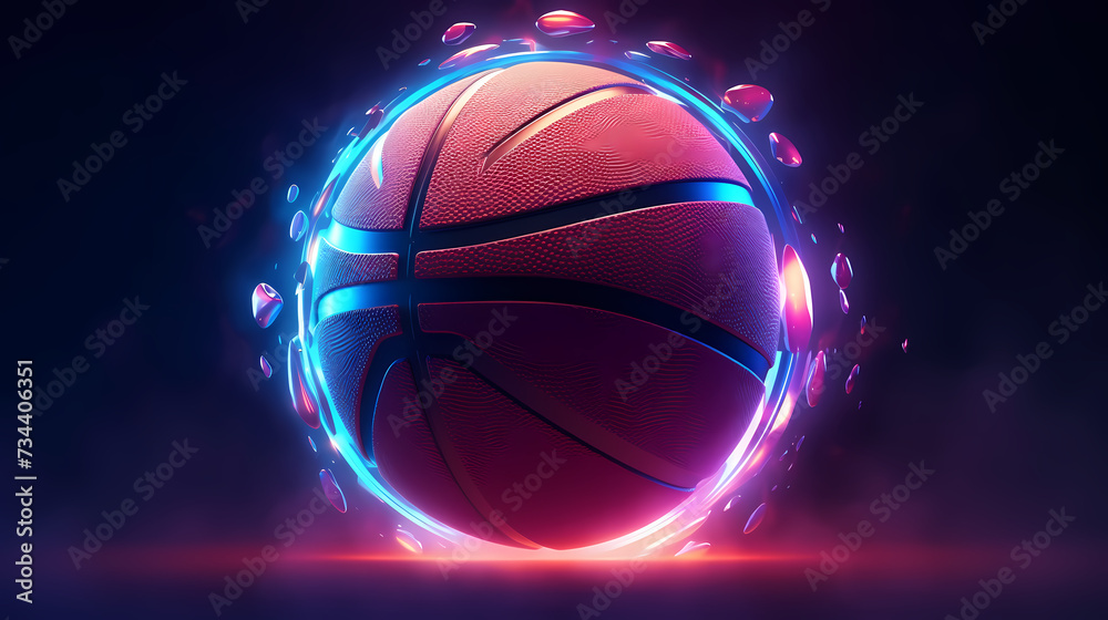 Basketball illustration, sport concept