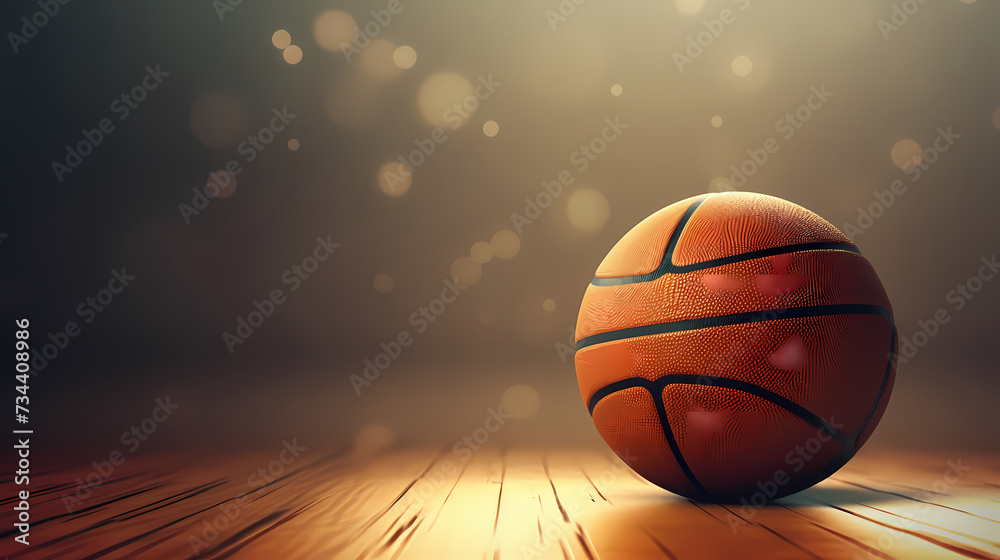 Obraz premium Basketball background, the charm and magic of basketball