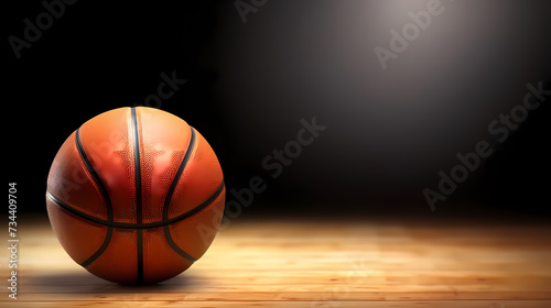 Basketball background, the charm and magic of basketball