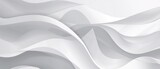 Elegant White Waves on Abstract Background
