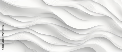 Elegant White Wavy Texture for Modern Design photo