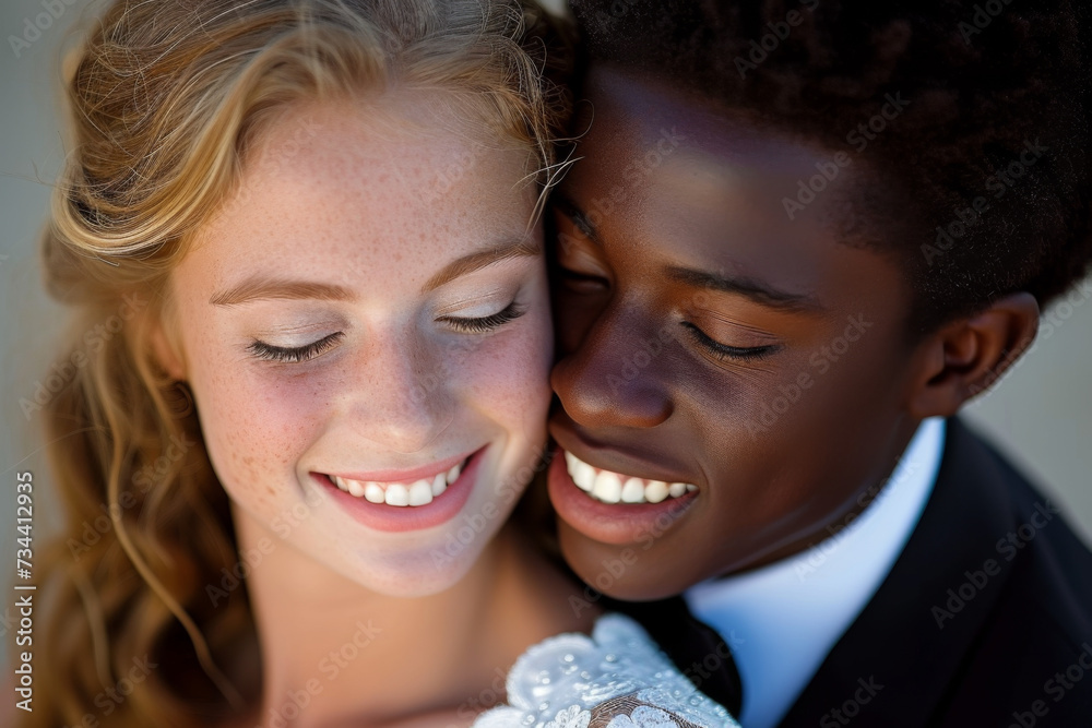 Interracial cultural enrichment couple