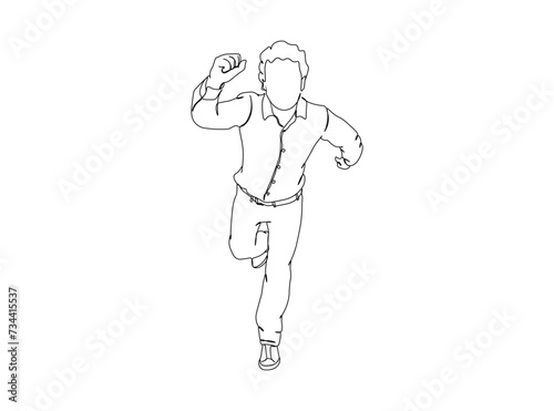 Man, Boy Dresses, Clothing Single Line Drawing Ai, EPS, SVG, PNG, JPG zip file