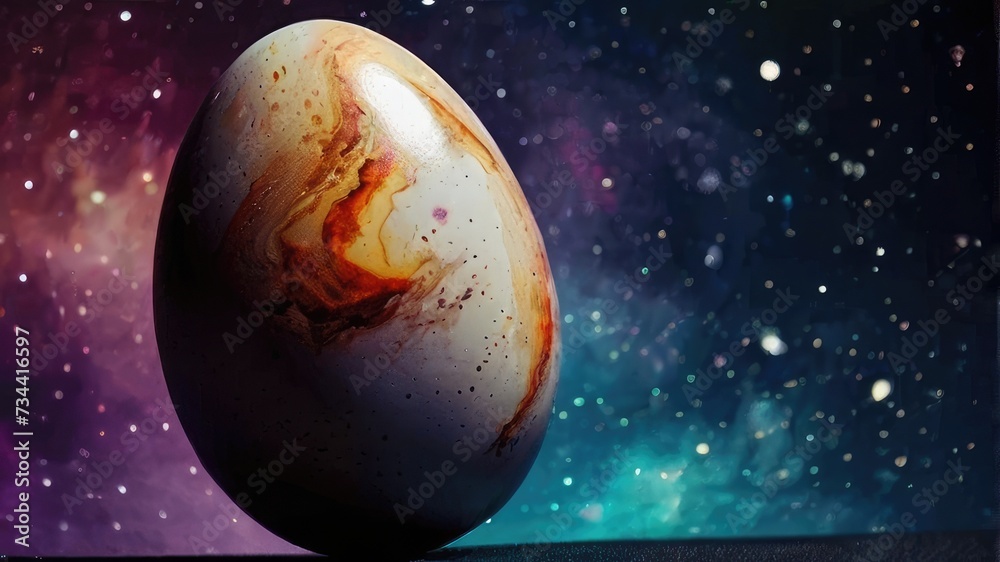 eggs in space background eggs in space background