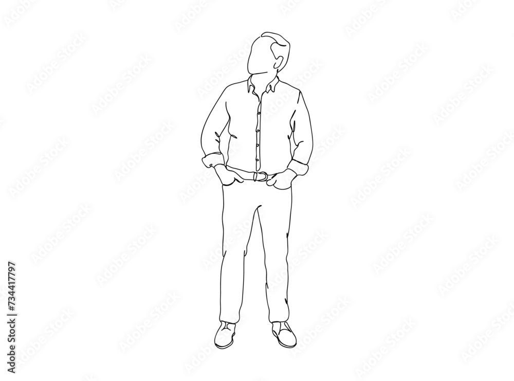 Man, Boy Dresses, Clothing Single Line Drawing Ai, EPS, SVG, PNG, JPG zip file Man, Boy Dresses, Clothing Single Line Drawing Ai, EPS, SVG, PNG, JPG zip file