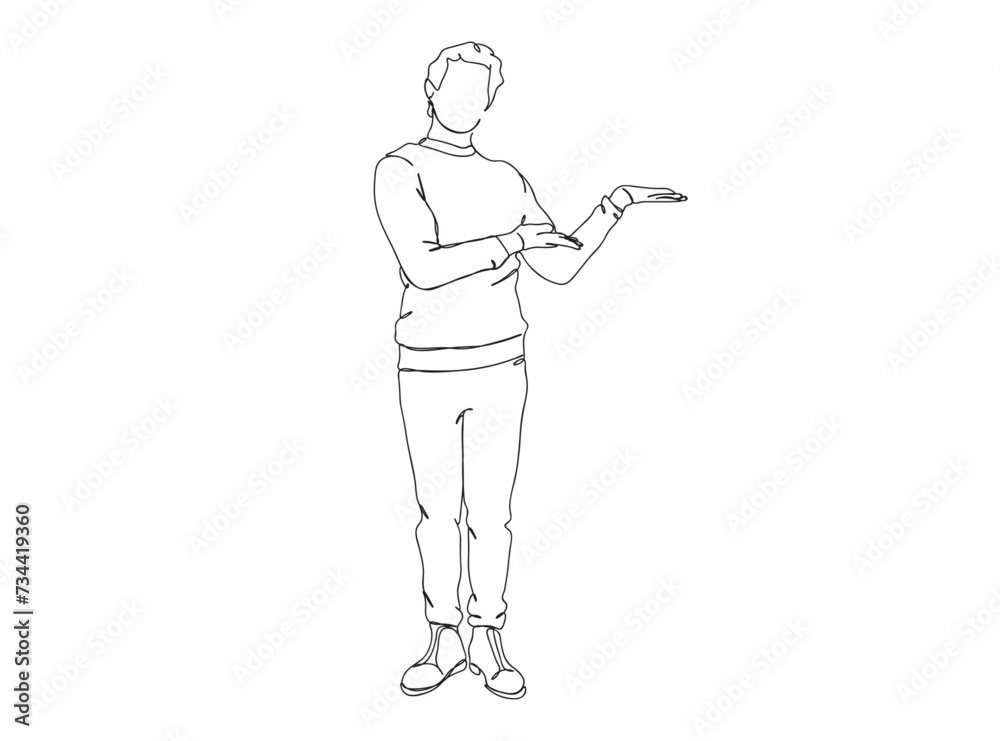 Man, Boy Dresses, Clothing Single Line Drawing Ai, EPS, SVG, PNG, JPG zip file Man, Boy Dresses, Clothing Single Line Drawing Ai, EPS, SVG, PNG, JPG zip file