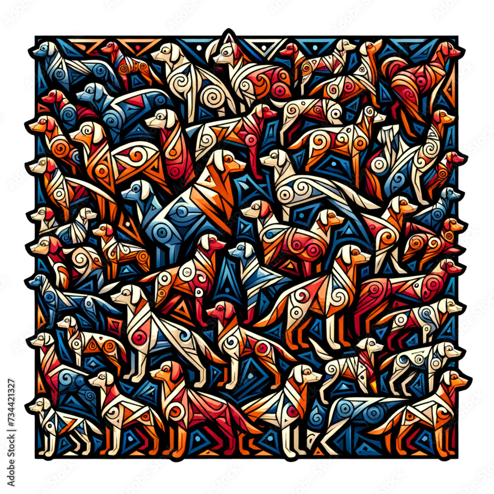 Dog Pattern Dog Pattern