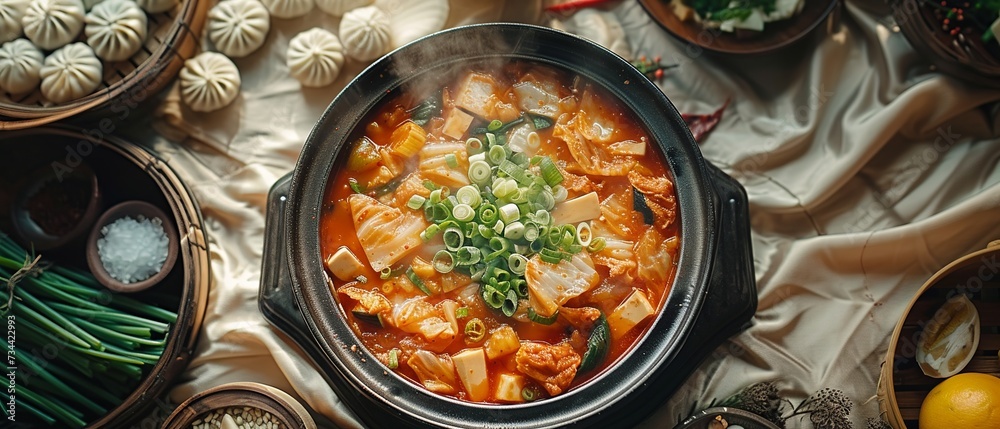 Winter Comfort Korean Dishes Flat Lay
Winter Comfort Korean Dishes Flat Lay