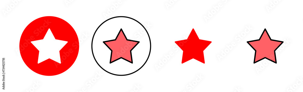 Star Icon set illustration. rating sign and symbol. favourite star icon Star Icon set illustration. rating sign and symbol. favourite star icon