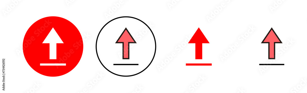 Upload icon set illustration. load data sign and symbol Upload icon set illustration. load data sign and symbol