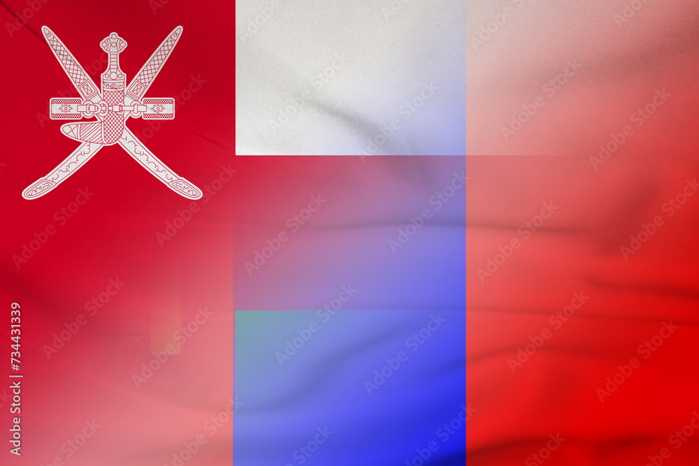 Oman and Mongolia state flag international relations MNG OMN Oman and Mongolia state flag international relations MNG OMN