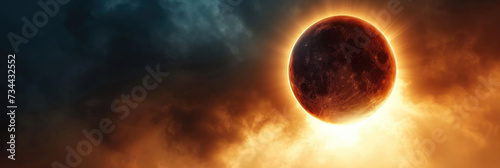 solar eclipse background  photo