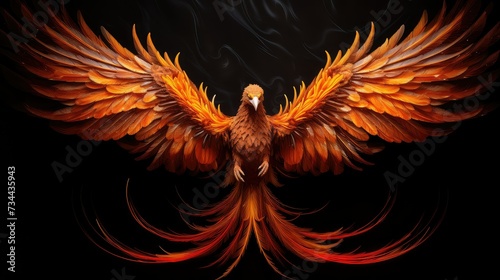 mythical fire phoenix