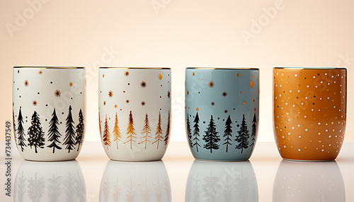 A fresh summer celebration with colorful drink collection and decoration generated by AI