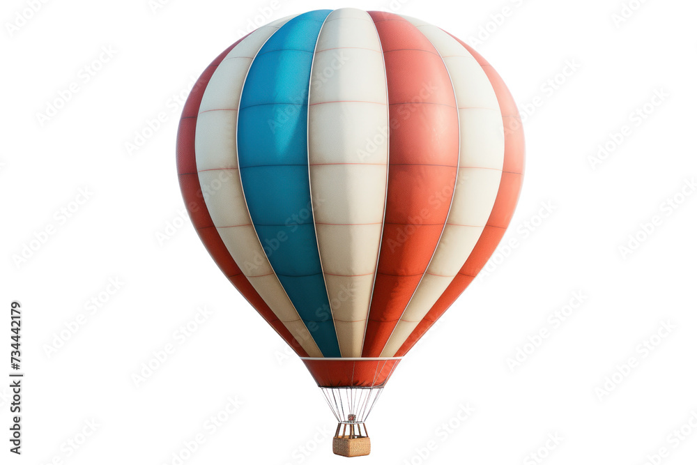 Naklejka premium air balloon isolated on transparent and white background.PNG image 