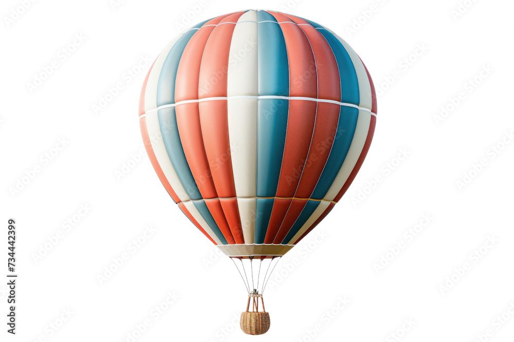 Naklejka premium air balloon isolated on transparent and white background.PNG image