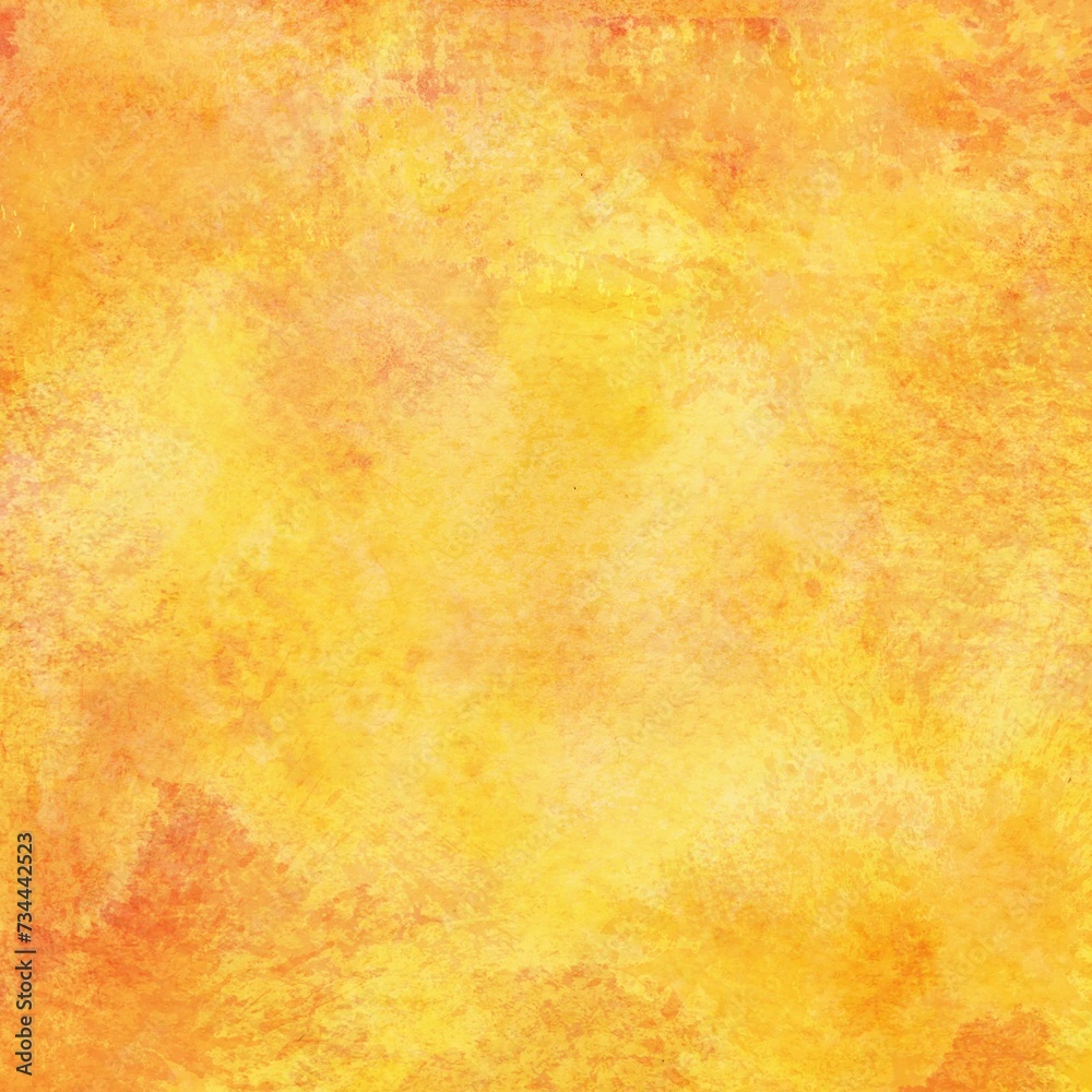 Yellow Watercolor Background