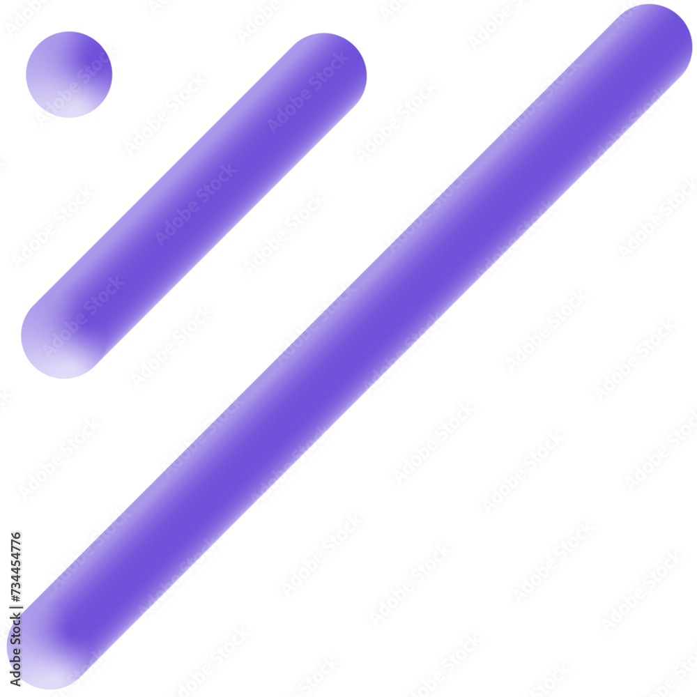 Colorful 3d Line Shape