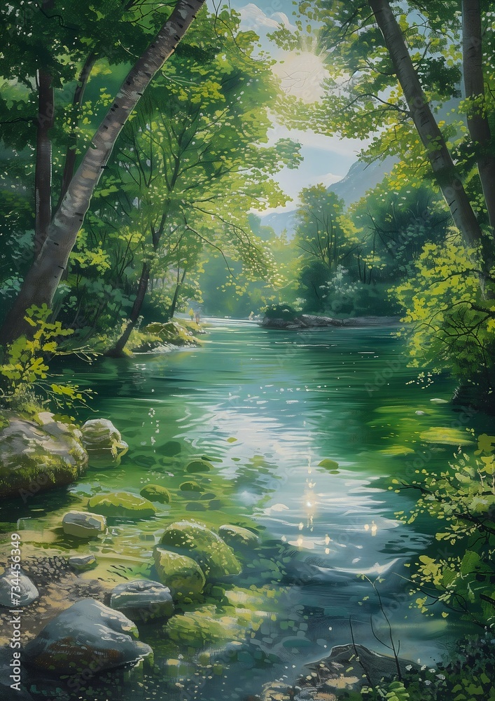 river forest rocks trees green liquid lake sunny day top rated young scroll paradise river forest rocks trees green liquid lake sunny day top rated young scroll paradise